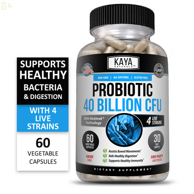 Probiotic 40 Billion CFU 60Ct Digestive Gut Immune Health Gas & Bloating Relief