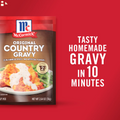 Mccormick No Artificial Flavors Original Country Gravy Mix, 2.64 Oz Envelope