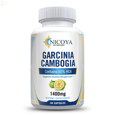 Garcinia Cambogia- Natural Diet & Appetite Suppressant W/Hca 1400Mg