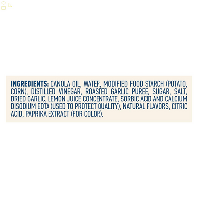 Hellmann'S Garlic Dip & Spread for French Fries, Sandwiches, Burgers & More Garlic Aioli Made with 100% Certified Vegan Ingredients 11.5 Oz