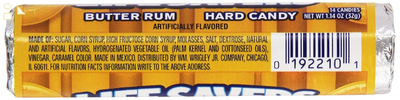 Life Savers Butter Rum Hard Candy, 1.14 Ounce