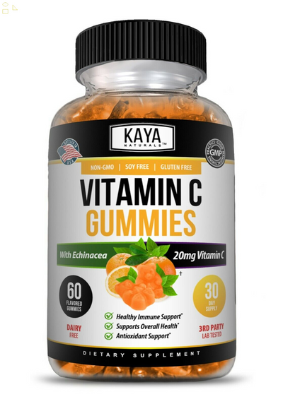 (2 Bottle Pack) Immune Support Gummies, Zinc Vitamin C & Echinacea, Great Gummy