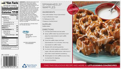 Little Debbie Pecan Spinwheels (8 Sweet Rolls in 1 Box)