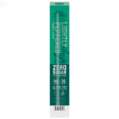 The New Primal Jerky Turkey Stick 1 Oz, 1 Ounce (Pack of 1) (4003)