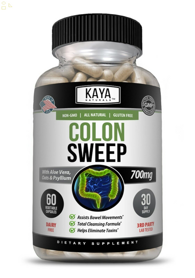 (2 Pack) Colon Sweep, Digestive Health, Colon Cleanse, Extra Strength Detox 60Ct
