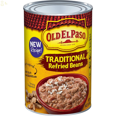 Old El Paso Traditional Refried Beans, 16 Oz