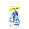 Trident White Sugar Free Gum, Peppermint Flavor, 3 Packs (48 Pieces Total)