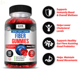 Fiber Gummies 60Ct, Aids Digestion, Healthy Bowel Movements, Lower Cholesterol