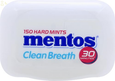 Mentos Wintergreen Mint, 150Count