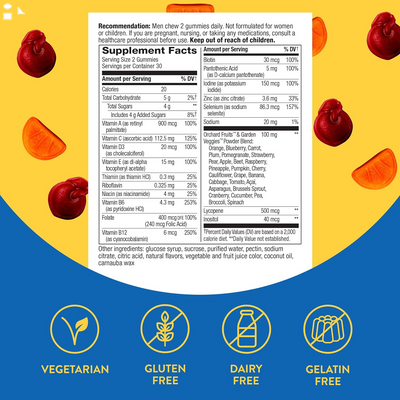 Nature'S Way Alive! Men'S Daily Gummy Multivitamin, 60 Gummies (Packaging May Vary)