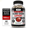 BLOOD SUGAR SUPPORT Alpha Lipoic Acid & Cinnamon 20 Herbs 60 Capsules