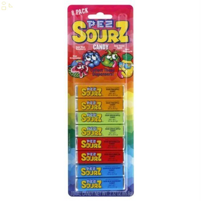 Pez Candy Refill 8Pk Sourz