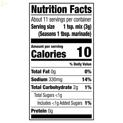 Mccormick Grill Mates Brown Sugar Bourbon Marinade Mix, 1.25 Oz