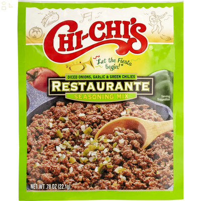 CHI-CHI'S Restaurante Seasonings Mix, 0.78 Oz Plastic Pouch