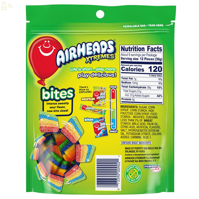 Airhead Xtremes Bites Rainbow Berry, 9 Oz