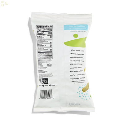 , Crisp Pea Lightly Salted Organic, 3.3 Ounce