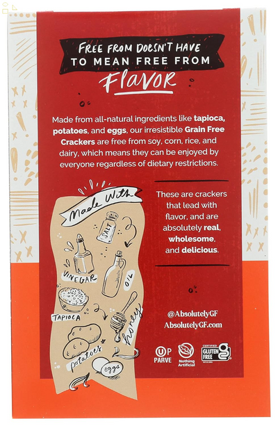 Absolutely Gluten Free Crackers, Original 4.4-Ounce