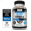 Melatonin plus Sleep Aid 60Ct, Fall Asleep Fast and Stay Asleep, Sleeping Pills