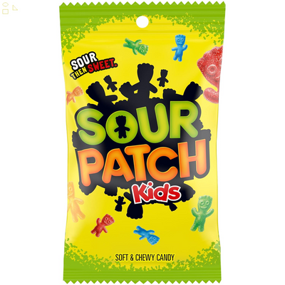 SOUR PATCH KIDS Original Soft & Chewy Candy, 8 Oz Bag