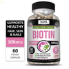 Biotin 60Ct Promotes Hair Growth, Strong Nails, Healthy Skin, Vitamin B7