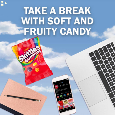 Skittles Gummy Candy Oz Bag, Original, 5.8 Ounce