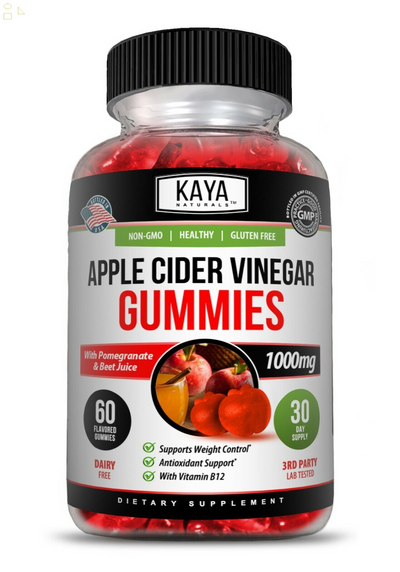 Slimming Apple Cider Vinegar Gummies, Appetite Suppressant 60Ct