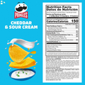 Pringles Potato Crisps Chips, Lunch Snacks, On-The-Go Snacks, Cheddar and Sour Cream, 5.5Oz Can (One Can)