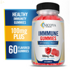 Daily Immune Support Supplement Gummies, with Elderberry, Vitamin C & Zinc