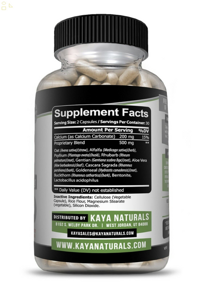 Detox Colon & Body Cleanse Maximum Strength Cleansing Diet Pills