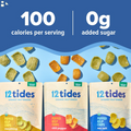 12 Tides Organic Puffed Kelp Chips - Plant Based, Non-Gmo, Gluten Free, No Added Sugar, Ocean-Friendly Snacks (Sea Salt)