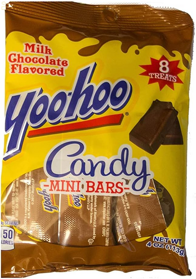 Yoo-Hoo Milk Chocolate Flavored Mini Candy Bars - 4-Oz. Bag