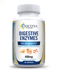 Digestive Enzymes W/ Prebiotic & Probiotics, Gas, Constipation & Bloating 400MG