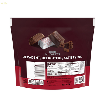 HERSHEY'S NUGGETS SPECIAL DARK Mildly Sweet Chocolate Candy Share Pack, 10.2 Oz