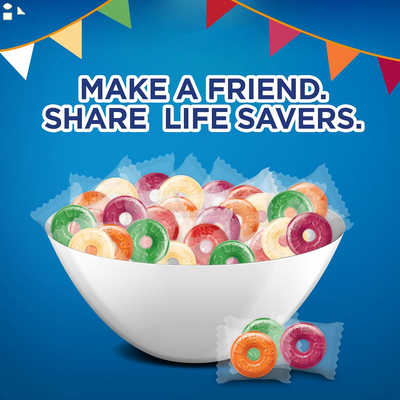 Lifesavers, Hard Candy 5 Flavors Bag, 6.25 Oz