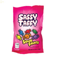 Taffy Town Salt Water Sassy Sour Fruits Taffy - 4.5Oz - Individually Wrapped, Old Fashioned, Soft, Chewy & Creamy Gourmet Taffy Candy Bulk for Party Favors & Goodie Bags - Gluten-Free & Peanut-Free