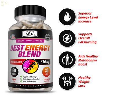 (2 Pack) Best Energy Blend, Energy Support, Boost Metabolism, Diet
