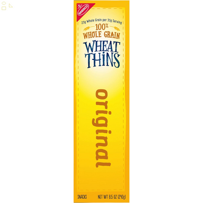 Wheat Thins Original Whole Grain Wheat Crackers, 8.5 Oz