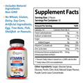 Vitamin C Gummies- Immune System Support, Heart & Brain Health 33Mg+ 60Ct