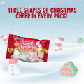 Sweet Christmas Marshmallow Bag - Soft, Assorted Marshmallows in 3 Different Shapes: Christmas Trees, Candy Canes, and Santas - Vanilla Bean Marshmallows - 5.1 Oz per Bag (1 Pack)