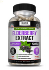 Sambucus Black Elderberry 1200Mg 60Ct Daily Immune Support and Antioxidants