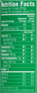 Del Monte Canned No Salt Added Golden Sweet Whole Kernel Corn, 15.25 Oz Packaging may vary