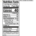 Mott'S No Sugar Added Applesauce, 3.2 Oz Clear Pouches, 4 Count