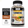 (2 Pack) Turmeric Curcumin with Ginger Black Pepper 60Ct Joint Pain Max Strength