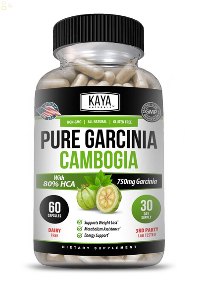 (2 Pack) Pure Garcinia Cambogia for , Energy, Metabolism, Fat Burning