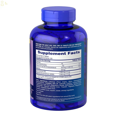 Osteo Bi-Flex with MSM & D3 Triple Strength , 200 Tablets