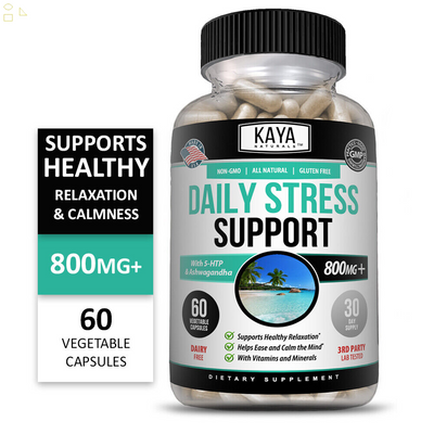 Natural Anxiety & Stress Relief, Combat Stress, Stress Support, anti Stress