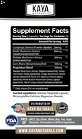 10X Mushroom Complex Supplement, Lions Mane, Reishi, Shiitake, Immune Capsule