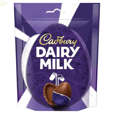 Cadbury Dairy Milk Miniature Chocolate Egg Bag, 77G Easter, Egg Hunt, Big Night In, Birthday, Thank You Gift, Present, Filled Chocolate Eggs, Great Gift, OFFICIAL