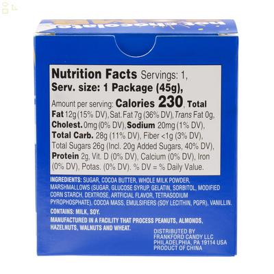 Frankford the Original Hot Chocolate Ball with Mini Marshmallows Inside, Melting Belgian Milk Chocolate, Holiday Gift and Stocking Stuffer, 1.6 Ounce