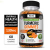 (2 Pack) Turmeric Curcumin Ginger Gummies 60 Count, Pain Relief & Joint Support